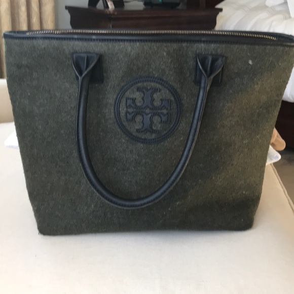 tory burch felt tote